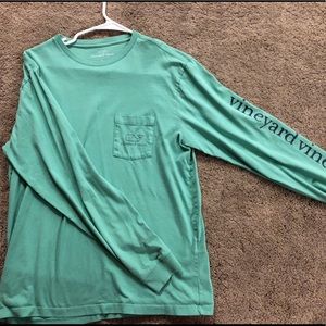 Men’s Small Green Vineyard Vines Long Sleeve
